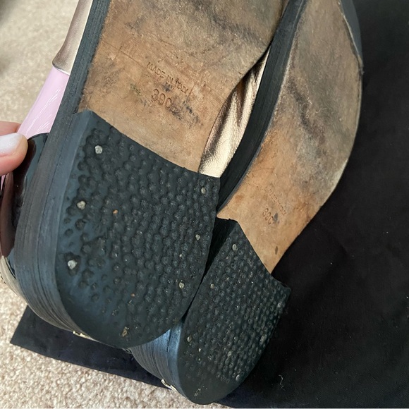 Chanel 2017 Cuba Cruise Collection Patent Leather Colorblock Oxfords Lac… - Picture 11 of 14